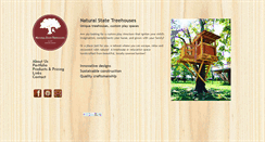 Desktop Screenshot of naturalstatetreehouses.com